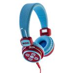 Moki ACC-HPK Wired Headphones for Kids - Blue & Red Volume Limited - 3.5mm Jack