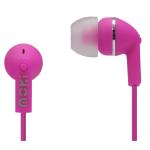 Moki Dots ACC-HPDOT Wired In-Ear Headphones - Pink Noise Isolation - 3.5mm Jack