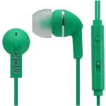 Moki Dots ACC-HPDOT Wired In-Ear Headphones - Green Noise Isolation - 3.5mm Jack