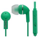 Moki Mic & Control ACC-HCBM Wired In-Ear Headphones - Green Noise Isolation - 3.5mm Jack