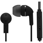 Moki Mic & Control ACC-HCBM Wired In-Ear Headphones - Black Noise Isolation - 3.5mm Jack