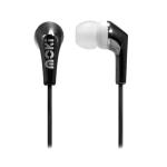 Moki Metallics ACC-HPMLC Wired In-Ear Headphones - Black 3.5mm Jack