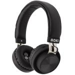 Moki Exo Prime Wireless On-Ear Headphones - Black Bluetooth - Up to 25 Hours Battery Life