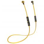 Moki Freestyle ACC-HPFRE Wireless In-Ear Headphones - Yellow Bluetooth - Up to 5 Hours Battery Life