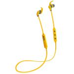 Moki Hybrid Wireless In-Ear Headphones - Yellow Snug Fit Design - Bluetooth - Up to 5 Hours Battery Life