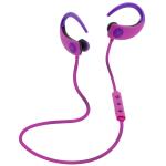 Moki Octane Wireless In-Ear Headphones - Pink Ear Hook Design - Bluetooth - Up to 5 Hours Battery Life