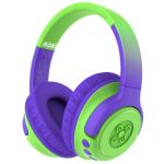 Moki Mixi Wireless Headphones for Kids - Green Purple Volume Limited