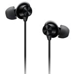 OnePlus Nord Wired In-Ear Headphones - Black In-Line Microphone & Controls - IPX4 - 9.2mm Drivers - Magnetic Buds - Tangle-Free Cable - 3.5mm Headphone Jack