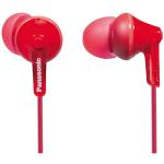 Panasonic HJE125E Ergofit In-Ear Headphones - Red
