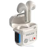 PHILEX PHE-404 Bluetooth Earbuds - White TWS
