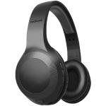 Promate Laboca Wireless Over-ear Headphones - Black, Deep Base, Bluetooth V5.0, Up to 5 Hours Playback, Built-in 200mAh Battery. Aux Port & MicroSD Playback. High-Res Microphone.