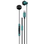 RockRose Sense LT Neo Lightning In-Ear Headphones with DAC - Black & Blue 120cm