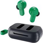 Skullcandy Dime 2 Bluetooth True Wireless Headphones - Dark Blue/Green - IPX4 sweat & water resistant, secure noise-isolating fit, find your buds with Tile