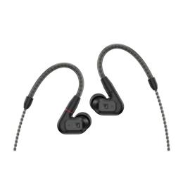 Sennheiser IE 200 Wired In-Ear Monitor Headphones - Black German-made 7mm XWB Transducer - Premium Braided MMCX Cable - 3.5mm Angled Jack - 2 Year Warranty