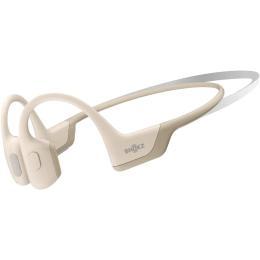 Shokz OpenRun Pro Mini Wireless Open-Ear Bone Conduction Sports Headphones - Beige IP55 Water Resistant - Bluetooth 5.1 - Turbopitch Enhanced Bass Technology - Up to 10 Hours Battery Life - 2 Years Warranty