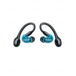 Shure AONIC 215 Gen. 2 True Wireless Sound Isolating In-Ear Headphones - Blue IPX4 Sweat & Water Resistant - Ear Hook Design - Bluetooth 5.0 - Up to 8 Hours Battery Life / 32 Hours Total with Charging Case