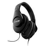 Shure SRH240A Wired Over-Ear Headphones - Black Professional Quality for Home Recording & Everyday Listening - 40mm Neodymium Dynamic Drivers for Full Bass and Detailed Highs - Threaded 1/4" (6.3 mm) Nickel-Plated Adapter