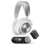 Steelseries Nova Pro Wireless Multi-System Gaming Headset for PC & Playstation - White