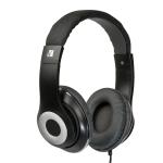 Verbatim Classic V-100C Wired Over-Ear Headphones - Black In-line Microphone for Answering Phone Calls Whilst On-the-Go (TDK ST100)