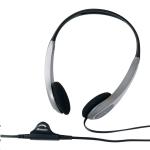 Verbatim 41645 Wired Multimedia Headphones Adjustable In-Line Volume Control - Wide Frequency Stereo - 3.5mm Jack - 1.8m Cord