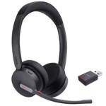 Yealink WH64 Hybrid DECT & Bluetooth Wireless Headset - Teams Certified 3-Mics Noise Cancellation / Busy Light / Up to 150m Distance / Up to 16-Hour Talk-time