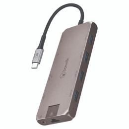 Bonelk Long-Life USB-C 11-in-1 Multiport Slim Hub ( Space Grey )