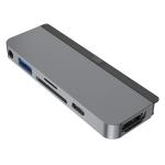 HyperDrive 6-in-1 Portable USB-C Hub Macbook Air /Pro iPad Pro /Air 5th Gen /Mini 6 also work with Windows laptop  wth USB-C Port  ( includce a short USB-C Extension Cable)