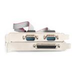 Digitus DS-30040-2 PCIE 2x Serial (RS232) 1x Parallel Card L/P low profile bracket