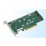 Supermicro PCIe 3.0 x8 Add-On Card for up to two NVMe SSDs