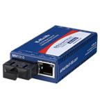 Advantech IMC-350I-M8-PS-A Mini Hardened Media Converter, 100Mbps, Multimode 850nm, LFPT, 2km, SC, AC adapter