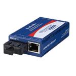 Advantech IMC-350I-SL-PS-A Mini Hardened Media Converter, 100Mbps, Single mode 1550nm, LFPT, 80km, SC, AC adapter