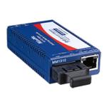 Advantech IMC-350-MM-PS-A Mini Media Converter, 100Mbps, Multimode 1300nm, LFPT, 5km, SC, AC adapter