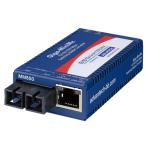 Advantech IMC-370-SL-PS-B Giga-MiniMc, TX/LX-SM1550-LONG SC, W/AC Adapter