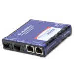 Advantech IMC-574I-SFP-PS Managed  Hardened Media Converter, 1000Mbps, 2xSFP, AC adapter (also known as IE-Multiway  858-11121)