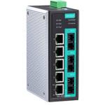 MOXA Industrial switch EDS-408A-3M-SC 8-port Entry-level managed Ethernet switch, 0 to 60°C operating temperature - 5x 10/100BaseT(X) ports, 3x 100BaseFX multi-mode ports with SC connectors