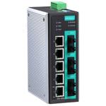 MOXA Industrial switch EDS-408A-3M-ST 8-port Entry-level managed Ethernet switch, 0 to 60°C operating temperature 5 10/100BaseT(X) ports, 3 100BaseFX multi-mode ports with ST connectors