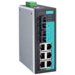 MOXA Industrial switch EDS-408A-MM-SC-T 8-port Entry-level managed Ethernet switch, -40 to 75°C operating temperature - 6x 10/100BaseT(X) ports, 2x 100BaseFX multi-mode ports with SC connectors