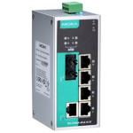 MOXA PoE switch EDS-P206A-4PoE-M-ST 6-port Unmanaged Ethernet switch, -10 to 60°C operating temperature - 1x 10/100BaseT(X) ports, 4 PoE ports, 1x 100BaseFX multi-mode port with ST connectors