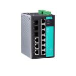 MOXA PoE switch EDS-P510-T 7+3G-port Gigabit PoE Managed Gigabit Ethernet switch,-40 to75°C oper. temp,3 10/100BaseT(X) ports,4PoE 10/100BaseT(X)port 3 combo 10/100/1000BaseT(X) or 100/1000BaseSFP slots for adding SFP-1G/1FE Series Gigabit/