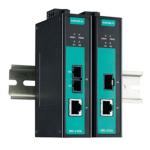 MOXA Industrial converter IMC-21GA Industrial 10/100/1000BaseT(X) to 100/1000Base SFP media converter, -10 to 60°C operating temperature Ethernet-to-Fiber Media Converters