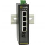 Perle 105F-S1ST20U Ethernet Switch 4 x 10/100Base-TX RJ-45 ports and 1 x 100Base-BX, 1310nm TX / 1550nm RX single strand single mode port with simplex (BIDI) ST connector   20km/12.4 miles, 0 to 60C operating temperature