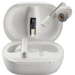 HP Poly Voyager Free 60+ Bluetooth True Wireless In-Ear Active Noise Cancelling Earbuds - UC Certified - White - BT700-C / 6-Mics Noise Cancellation / ANC / Touch Control / Up to 20m Distance / Up to 16-Hour Talk-Time / Touchscreen