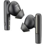 HP Poly Voyager Free 60 Bluetooth True Wireless In-Ear Active Noise Cancelling Earbuds - UC Certified - Black - BT700-A / 6-Mics Noise Cancellation / ANC / Touch Control / Up to 20m Distance / Up to 16-Hour Talk-Time