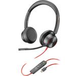 HP Poly Blackwire 8225 USB-C/A Wired On-Ear Active Noise Cancelling Headset - UC Certified Noise-Canceling Mic  / Hybrid ANC / Busy Light /  In-line Control