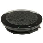 Jabra Speak 510 Portable USB & Bluetooth Speakerphone - For PC & Mobile - Crystal-clear voice experience optimised for UC & VoIP, up to 15 hours talk time, carry pouch included