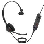 Jabra Engage 50 II Mono USB-C/A Wired On-Ear Headset - Teams Certified 2-Mics Noise Cancellation / Busy Light / In-Line Control