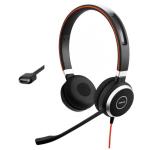 Jabra Engage 40 USB-C Wired On-Ear Headset with In-Line Controls - Teams Certified 2-Mics Noise Cancellation / Busy Light