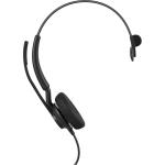 Jabra Engage 40 Mono USB-C/A Wired On-Ear Headset - Teams Certified 2-Mics Noise Cancellation / Busylight / In-Line Control