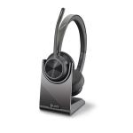 Poly 218476-01 Voyager 4320 UC USB-A Bluetooth Headset with Charging Stand