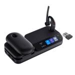 Yealink BH71 Workstation Pro Bluetooth In-Ear Mono Headset with Workstation - Teams Certified BT51-A / 4-Mics Noise Cancellation / Light Weight 18g / Up to 75m Distance / Up to 10-Hour Talk-time